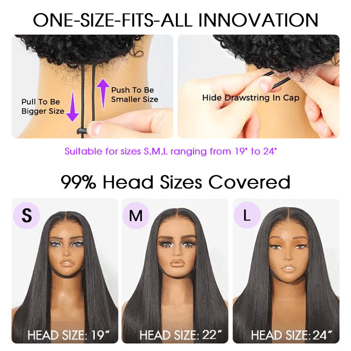 Curtain Bangs Face-Framing Upgraded Body Wave Glueless 13x4 13x6 HD Lace Human Hair Wigs for Women