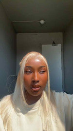 Pre-Styled P18/613 Blonde Color Straight Wig 13x4 PartingMax Lace Front Wig Pre Plucked With Baby Hair