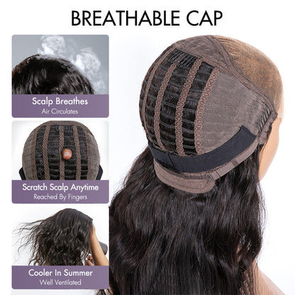 Luvme Hair 180% Density Honey Blonde Highlight Kinky Curly Glueless 5x5 Closure HD Lace Wig Breathable Cap