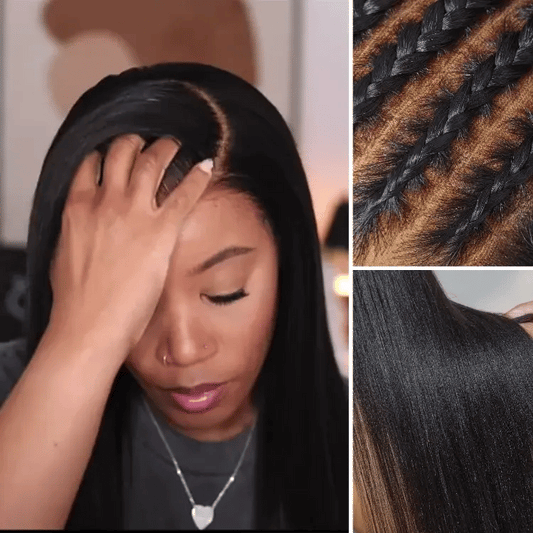 PreMax Wigs - Nature Max Yaki Straight Ear-to-ear 13x6 Frontal HD Lace Glueless Wig 100% Human Hair