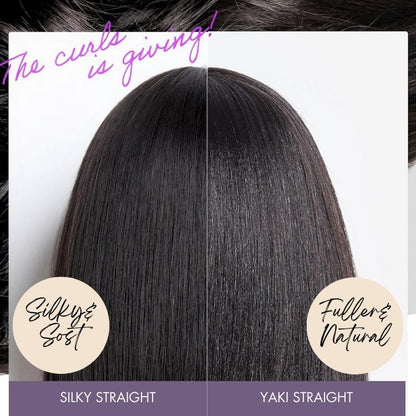 PreMax Wigs - Nature Max Yaki Straight Ear-to-ear 13x6 Frontal HD Lace Glueless Wig 100% Human Hair