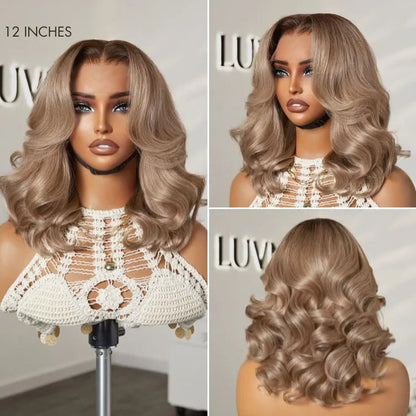Ash Blonde Loose Body Wave 5x5 Closure Lace Glueless Wig Breathable Cap