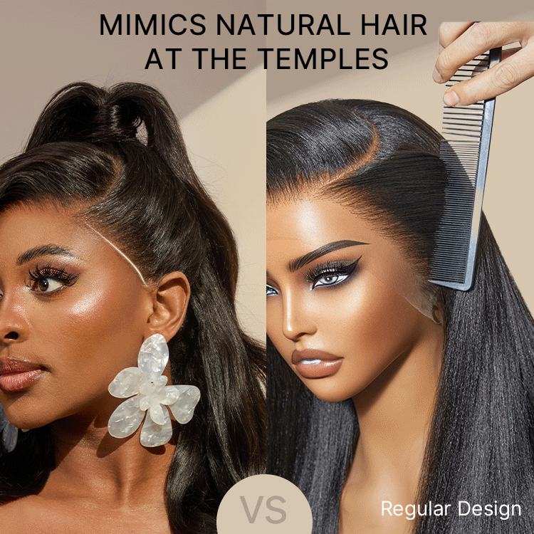 NatureMAX™ 200% Density Ombre Brown / Natural Black Loose Wave Glueless 13x6 / 13x4 HD Lace Front Wig Human Hair Pre-Cut Lace Flexi-Fit Drawstring Cap