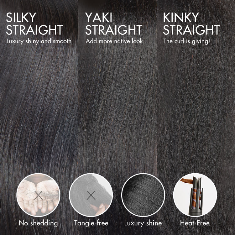 Put On and Go Blonde Highlight Yaki Straight Blunt Cut Bob Glueless Minimalist Lace Short Wig with Bangs