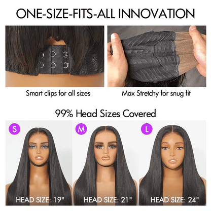 Luvme All-Day Comfort™ Wig Ash Blonde Blunt Cut Bob Glueless Minimalist HD Lace Short Bob Wig Pre-Cut Lace