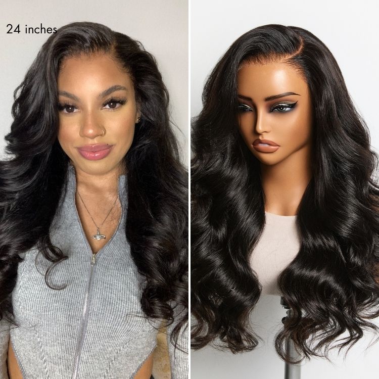 MyOwn-Fit™ PartingMax Glueless Personalized Comfort Wig 180% Density Loose Body Wave 7x6 Closure HD Lace Wig Pre Cut & Plucked & Bleached Ready to Go
