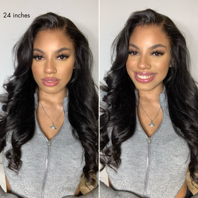 MyOwn-Fit™ PartingMax Glueless Personalized Comfort Wig 180% Density Loose Body Wave 7x6 Closure HD Lace Wig Pre Cut & Plucked & Bleached Ready to Go
