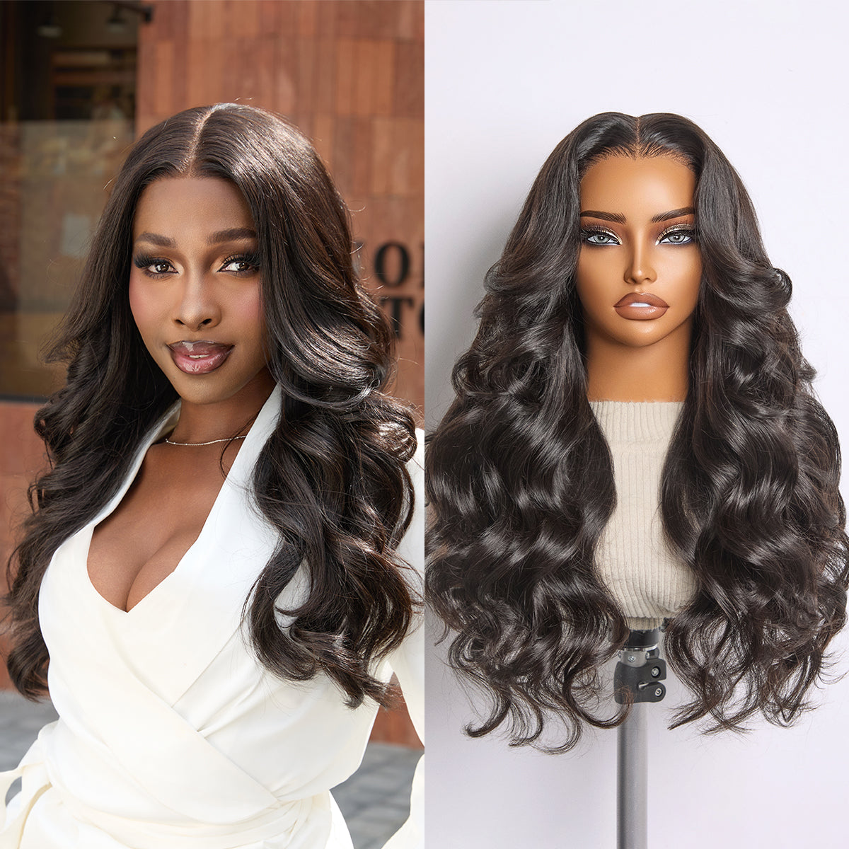 Luvme All-Day Curl Hold™ Premier Grade Hair SilkShield™ PartingMax Loose Wave Glueless 7x6 HD Lace Long Wig Pre-Cut Lace