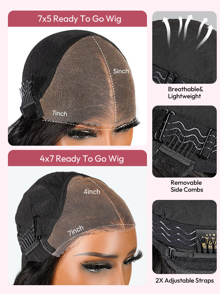 Glueless Ready To Go Wigs - Super Invisible LY Undetectable Lace Black Jerry Curly Lace Wigs