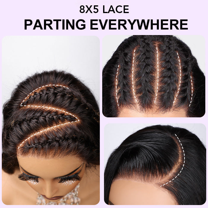 Honey Blonde Highlight Body Wave Lace Front Wigs Glueless HD Lace Human Hair Wig 220% Density