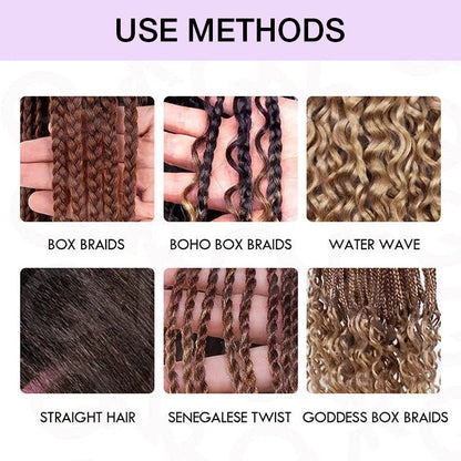 Deep Wave Bulk Hair For Boho Knotless Braiding 100% Human Hair