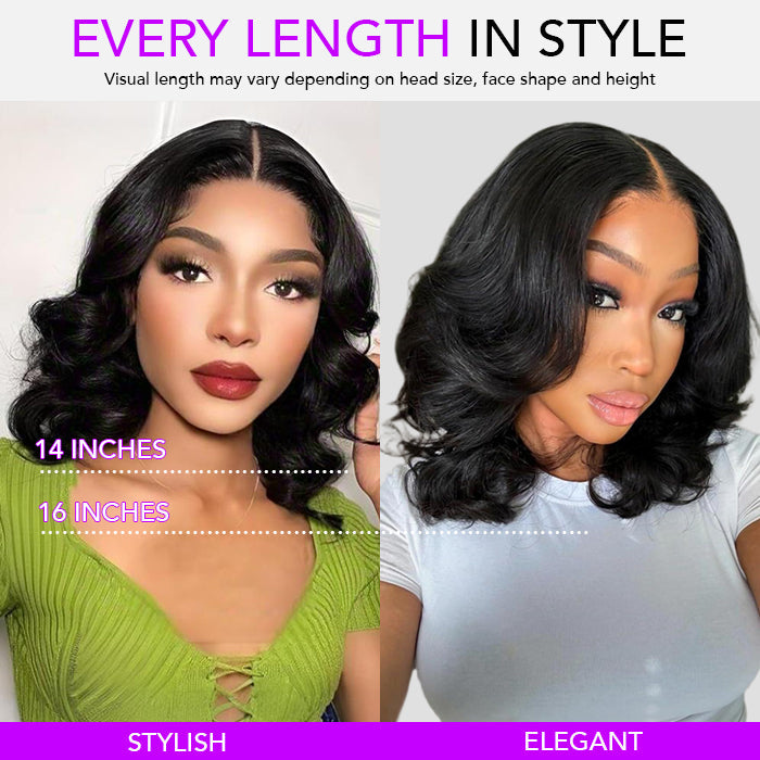 Glueless Pre-Cut 8×5 Lace Closure Wig Body Wave 13*4 HD Lace Front Human Hair Wigs Bleached Knots Beginner Friendly