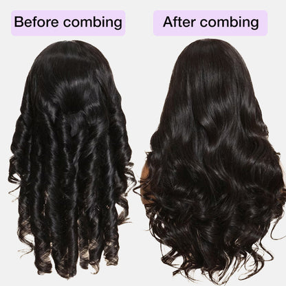 Pre-Curled Body Wave Full 13x4 13x6 Pre-Cut HD Lace Frontal Glueless Wig with Invisible Small Knots