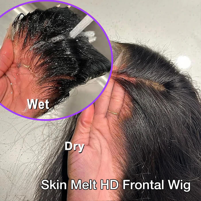 Skinlike HD Lace Brazilian Deep Wave Wigs Drawstring 13x6 Full Frontal Lace Wigs 100% Real Human Hair Wigs For Black Women