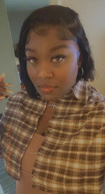 Pre-Braided Natural Black Water Wave Wigs Pre-Cut Ready To Go 13x4 Glueless Lace Front Wig With Baby Hair
