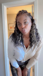 Glueless Highlight Stylist Wig Ready to Go Pre-Max Crimped Wavy 13x6 Lace Front Wig