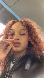 Glueless Ready To Go Wigs - Auburn Short Dark Reddish Brown Hair Super Invisible LY Lace Wigs