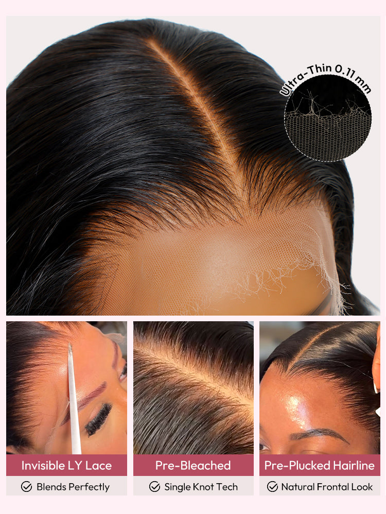 Glueless Ready To Go Wigs - Short Water Wave Bob Wig Super Invisible LY Lace Bob Wigs