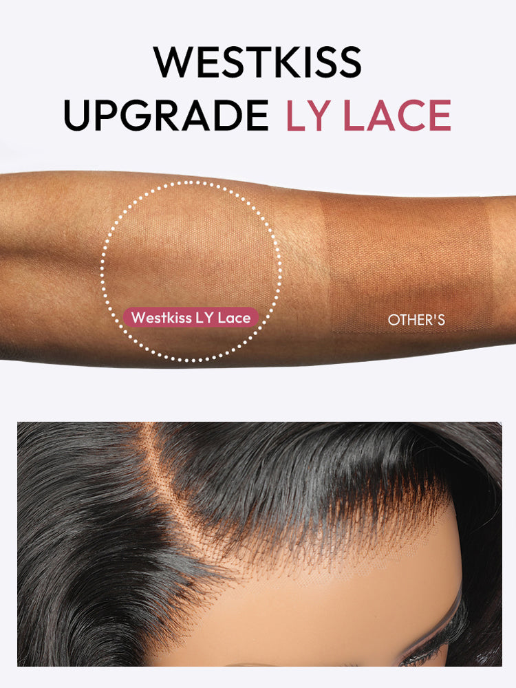 Pre-Styled Loose Body Wig With Pre-C Part 13x6 Lace Wig For Beginner Friendly Natural Black  Premium Hair