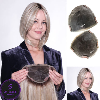 Ultimate Handtied Lace Front Topper 12" - by BelleTress