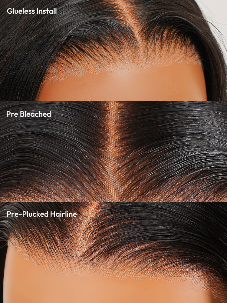Glueless Ready To Go Wigs - Super Invisible LY Undetectable Lace Black Jerry Curly Lace Wigs
