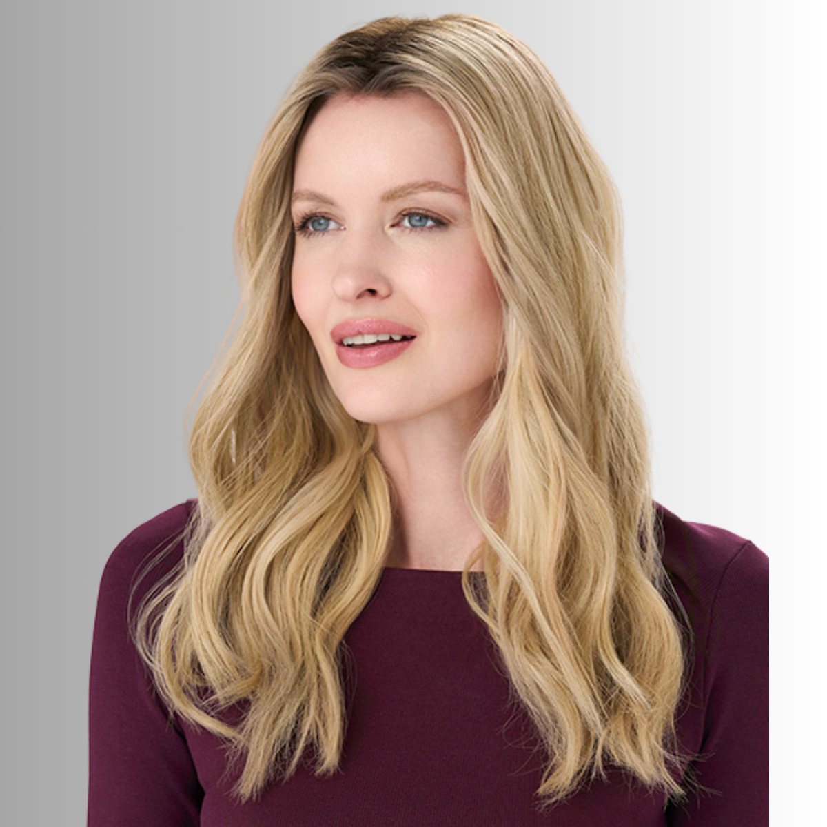 Barely There Wavy 16" Long Topper - Synthetic Topper Collection by Envy