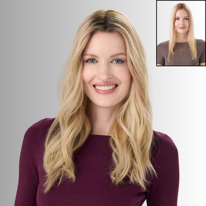 Barely There Wavy 16" Long Topper - Synthetic Topper Collection by Envy