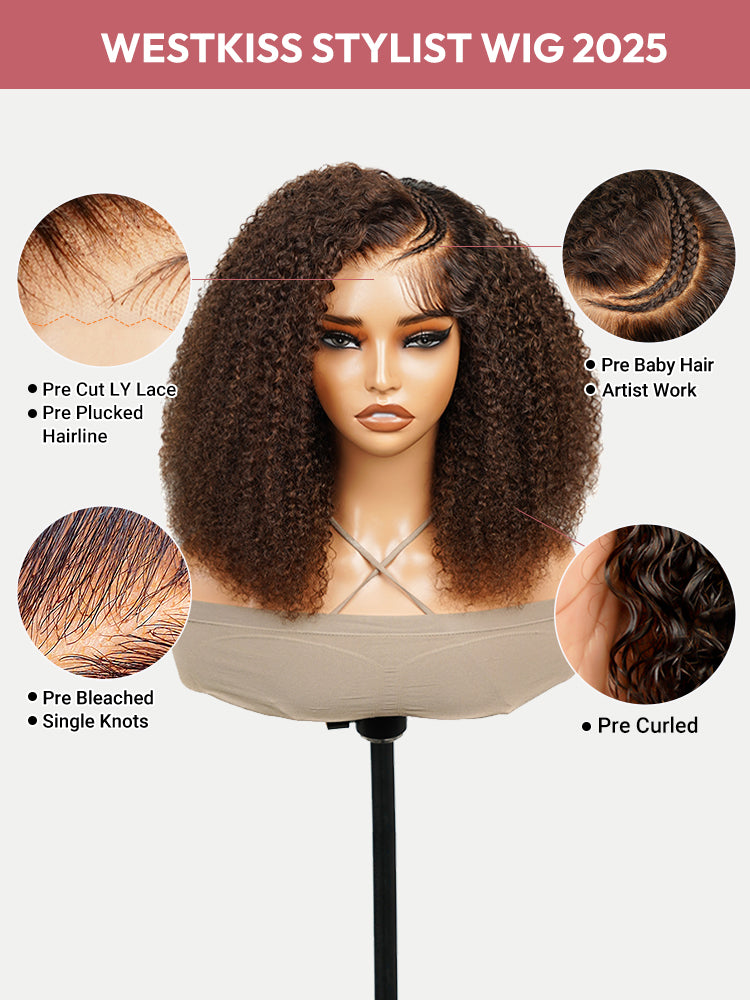 Cocoa - 2024 New 7in1 Ready To Go Wigs Upgrade Hairstylist Collection Glueless 5*5 LY Transparent Lace Wigs