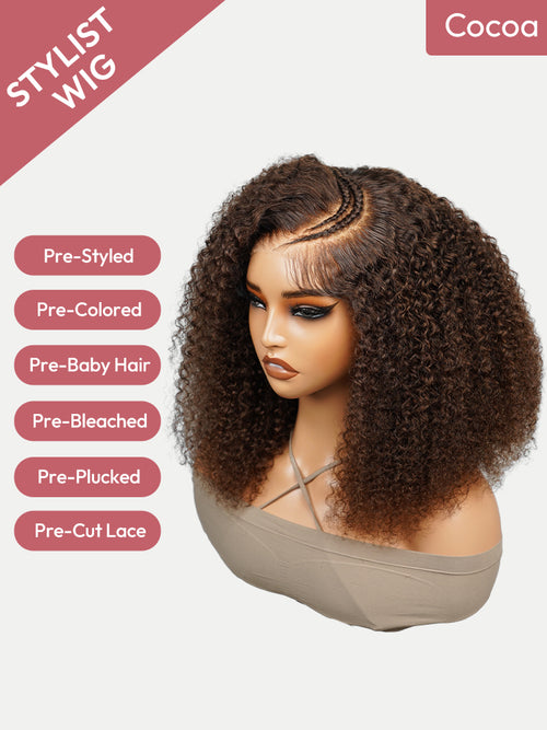 Cocoa - 2024 New 7in1 Ready To Go Wigs Upgrade Hairstylist Collection Glueless 5*5 LY Transparent Lace Wigs